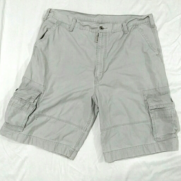 levi's navy blue cargo shorts